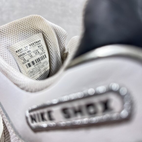 Nike Shox NZ EU Leather Sneakers - Men\'s Size 13 - White main image 6
